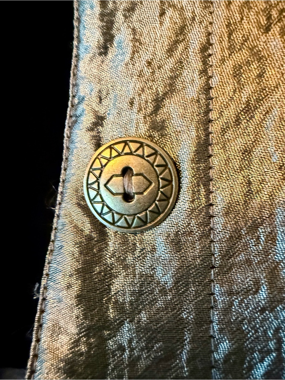Ruby Rd. Metallic Silver Light Jacket - Picture 8 of 13